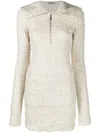 Nanushka Strukturierter Minirock In Neutrals