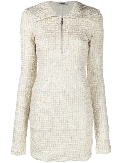 Nanushka Strukturierter Minirock In Neutrals