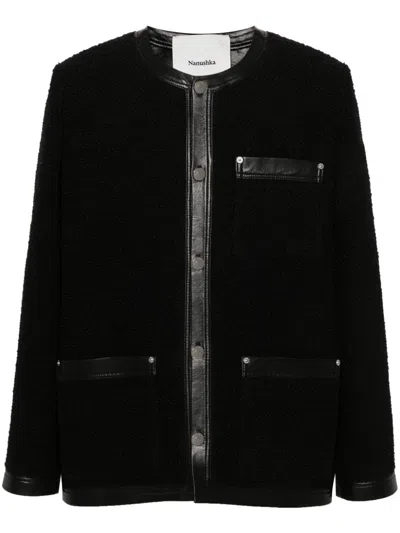 Nanushka Earl Jacket In Schwarz