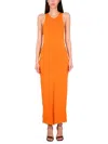 Nanushka Elia Dress In Orange