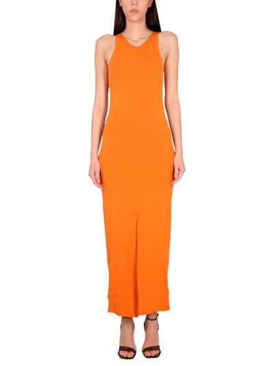 Nanushka Elia Dress In Orange
