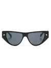 Nanushka Emme Cat-eye Sunglasses In Black