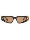 Nanushka Emme Cat-eye Frame Sunglasses In Brown