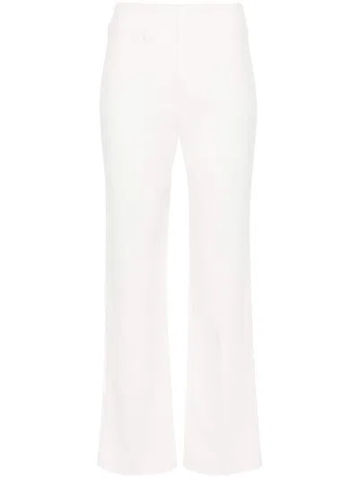 Nanushka Erinna Slim-cut Tailored Trousers In White
