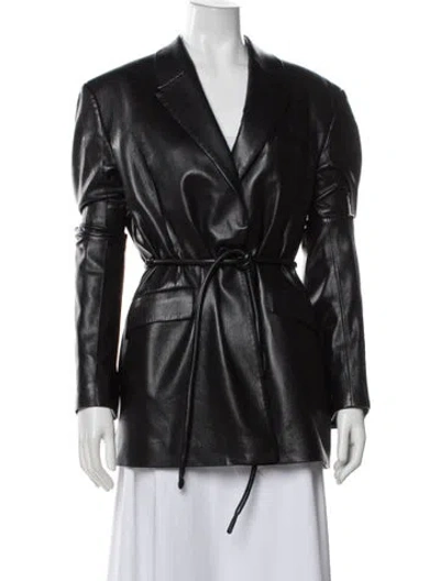 Pre-owned Nanushka Evening Jacket In Black