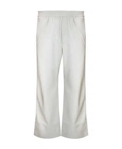 Nanushka Faux-leather Cropped Trousers In White