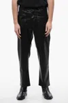 Nanushka Faux Leather Jasper 5-pockets Pants In Black