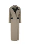 Nanushka Twill Ferris Coat Lapels Double-breasted Design Pockets Length