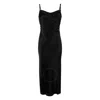 Nanushka Alexa Ruched Midi Dres In Black