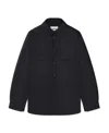 Nanushka Flap-pocket Pyjama Shirt In Black