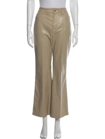 Pre-owned Nanushka Flared Pants In Neutrals