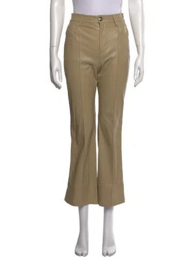 Pre-owned Nanushka Flared Pants In Neutrals