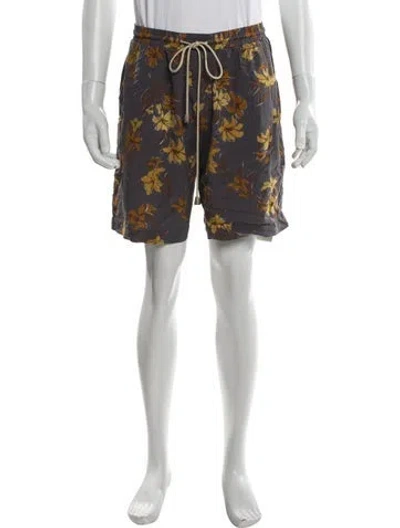 Pre-owned Nanushka Floral Print Jogger Shorts In Multi