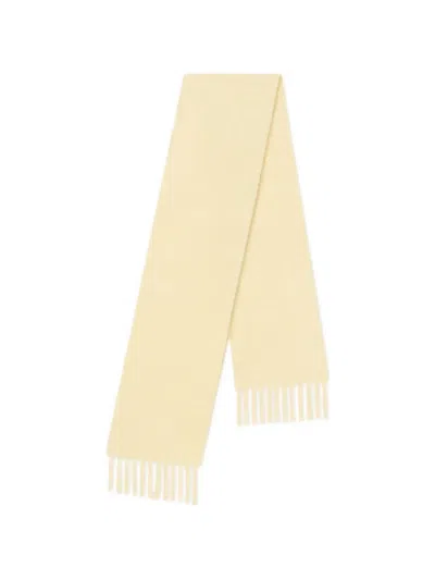 Nanushka Fluff フリンジ スカーフ In Yellow