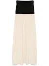Nanushka Fluted Maxi Skirt In Neutrals