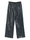 Nanushka Geb Elasticated-waist Trousers In Blue