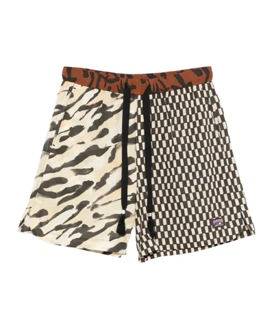 NANUSHKA GEOMETRIC-PATTERN SHORTS