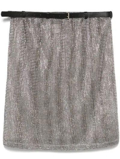Nanushka Gilma Top In Gray