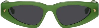 Nanushka Green Crista Sunglasses