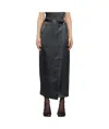 Nanushka Gray Grisel Maxi Skirt In Grey