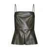 Nanushka Gydia Alt Sleeveless Leather Top