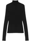 Nanushka Harri Roll-neck T-shirt In Black