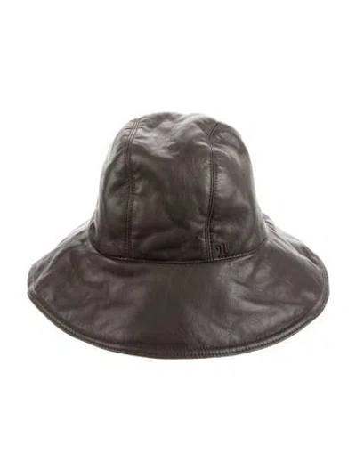 Pre-owned Nanushka Hat In Brown