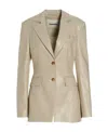 Nanushka Hathi Single-breasted Blazer In Nude