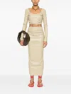 Nanushka Hester Maxi Skirt In Neutrals