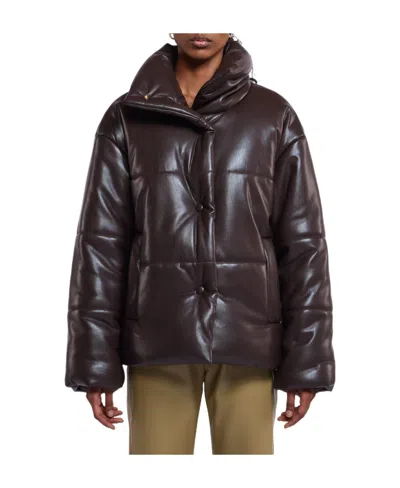 Nanushka Hide Okobor Padded Jacket In Black