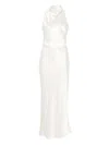 Nanushka High-neck Dress In White