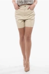 Nanushka High Waist Faux Leather Zosha Shorts