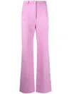 Nanushka Ausgestellte High-waist-hose In Pink