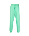 Nanushka High-waisted Tapered Trousers In Green
