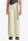 Nanushka Husna Belted Satin Pants In Multi