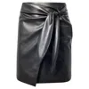 Nanushka Black Polyester Blend Danija Miniskirt In Black