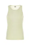 Nanushka Crew Neckline Sleeveless Tank Top Levon In Whitewax
