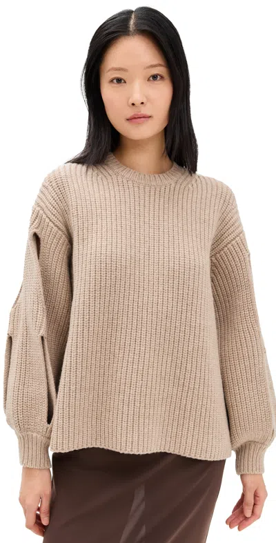 NANUSHKA JACINT SWEATER OATMEAL