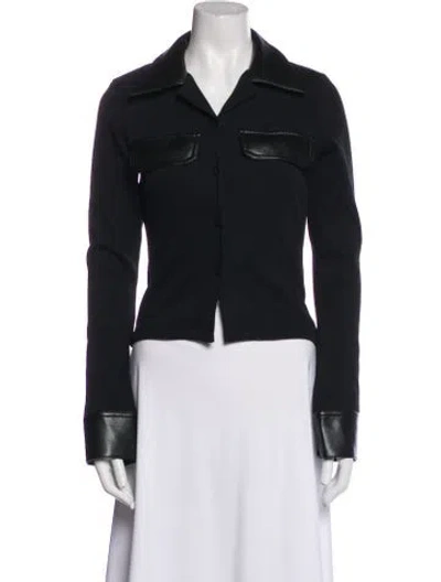 Pre-owned Nanushka Jacket In Black
