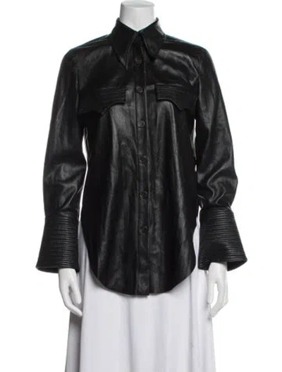 Pre-owned Nanushka Jacket In Black