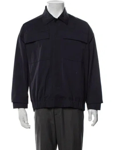 Pre-owned Nanushka Jacket In Blue