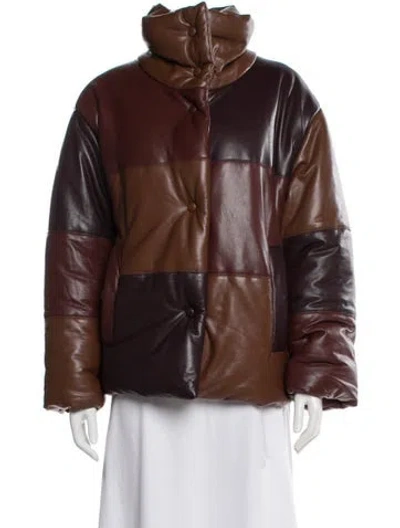 Pre-owned Nanushka Jacket In Brown