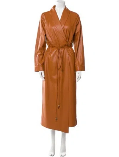 Pre-owned Nanushka Jacket In Brown