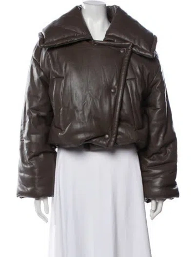 Pre-owned Nanushka Jacket In Brown