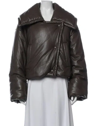 Pre-owned Nanushka Jacket In Brown
