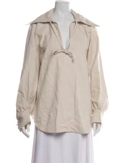 Pre-owned Nanushka Jacket In Gold