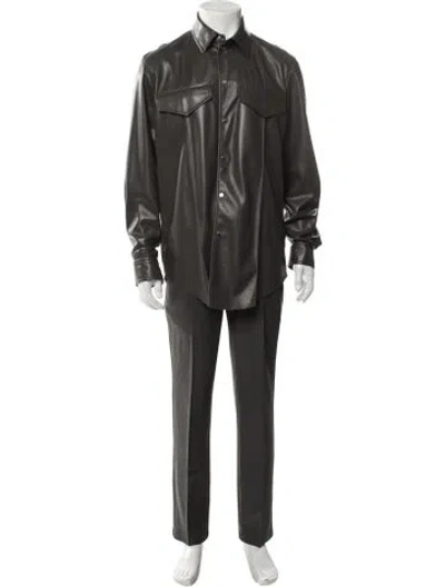 Pre-owned Nanushka Jacket In Gray