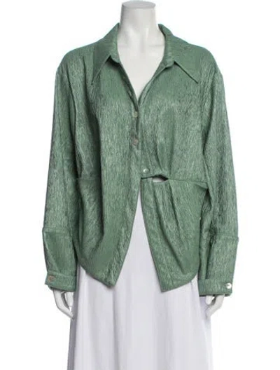 Pre-owned Nanushka Jacket In Green