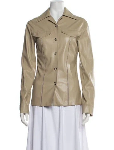 Pre-owned Nanushka Jacket In Neutral