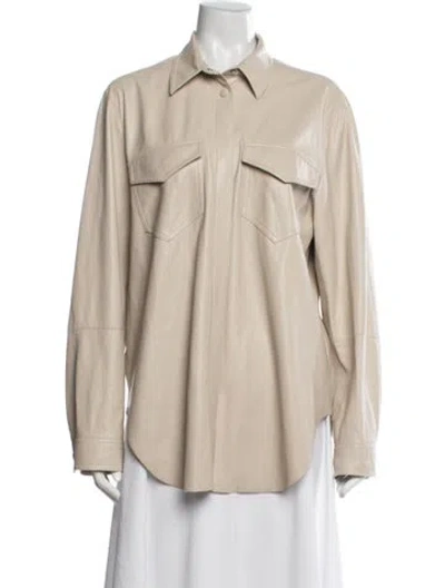 Pre-owned Nanushka Jacket In Neutral